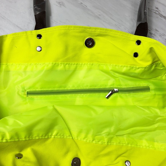 Bright Yellow Canvas Tote with Softball Design! - Picture 4 of 8